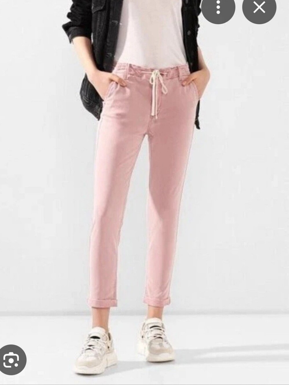 PAIGE | US 28 (W30) Christy Denim Jogger Pant | vintage muted mauve